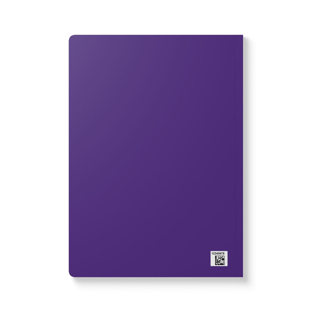 Purple -  Keep Moving Forward Softcover Journal — Motivational Lined Notebook for Daily Reflection