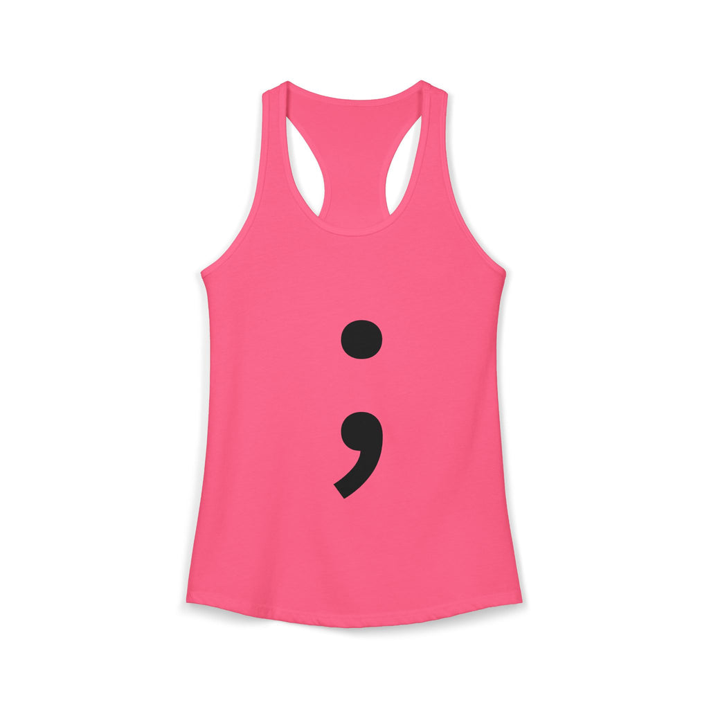 Semicolon Women's Ideal Racerback Tank
