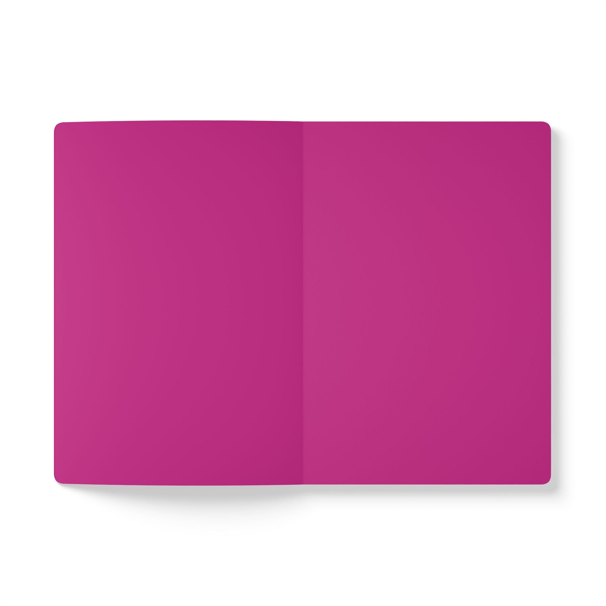 Pink -  Keep Moving Forward Softcover Journal — Motivational Lined Notebook for Daily Reflection