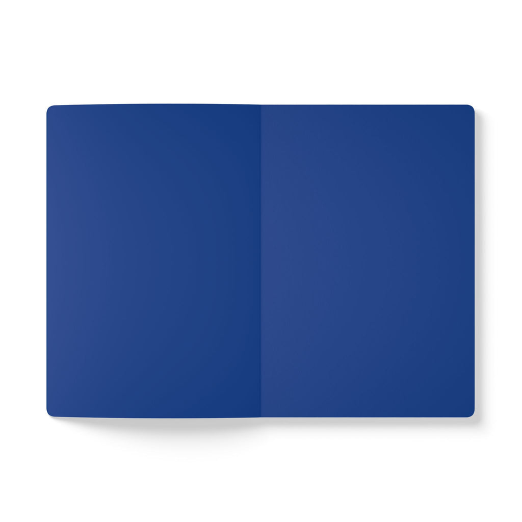 Blue - Keep Moving Forward Softcover Journal — Motivational Lined Notebook for Daily Reflection