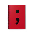 Semicolon Spiral Notebook — Mental Health Journal