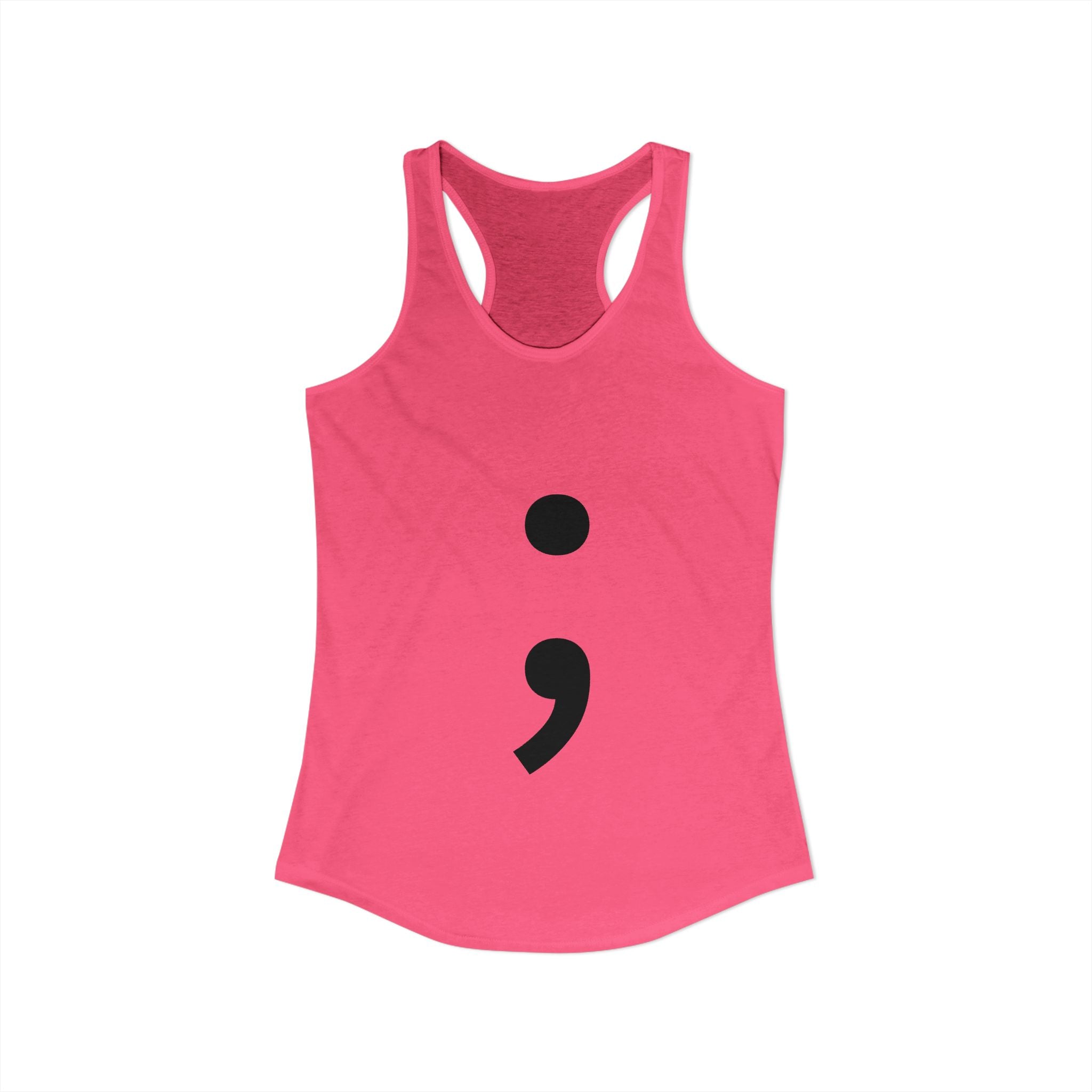 Semicolon Women's Ideal Racerback Tank