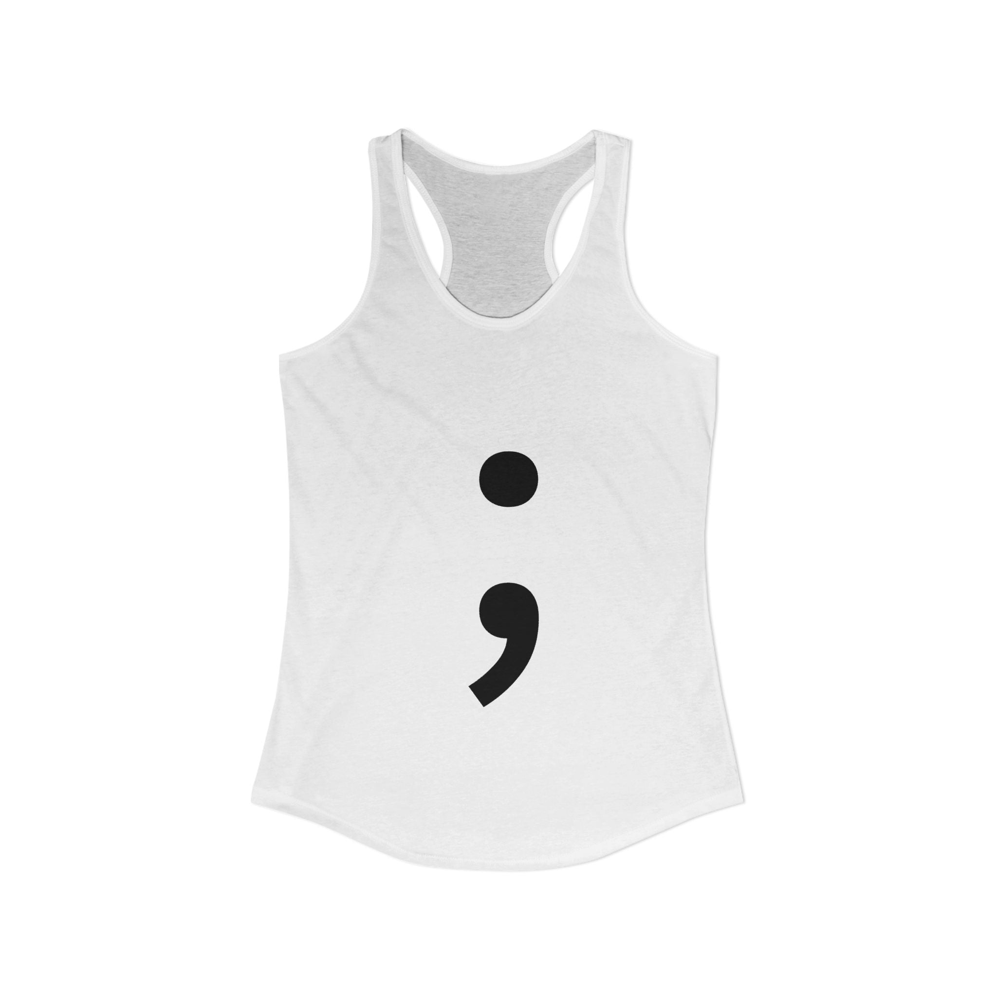 Semicolon Women's Ideal Racerback Tank