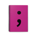 Semicolon Spiral Notebook — Mental Health Journal