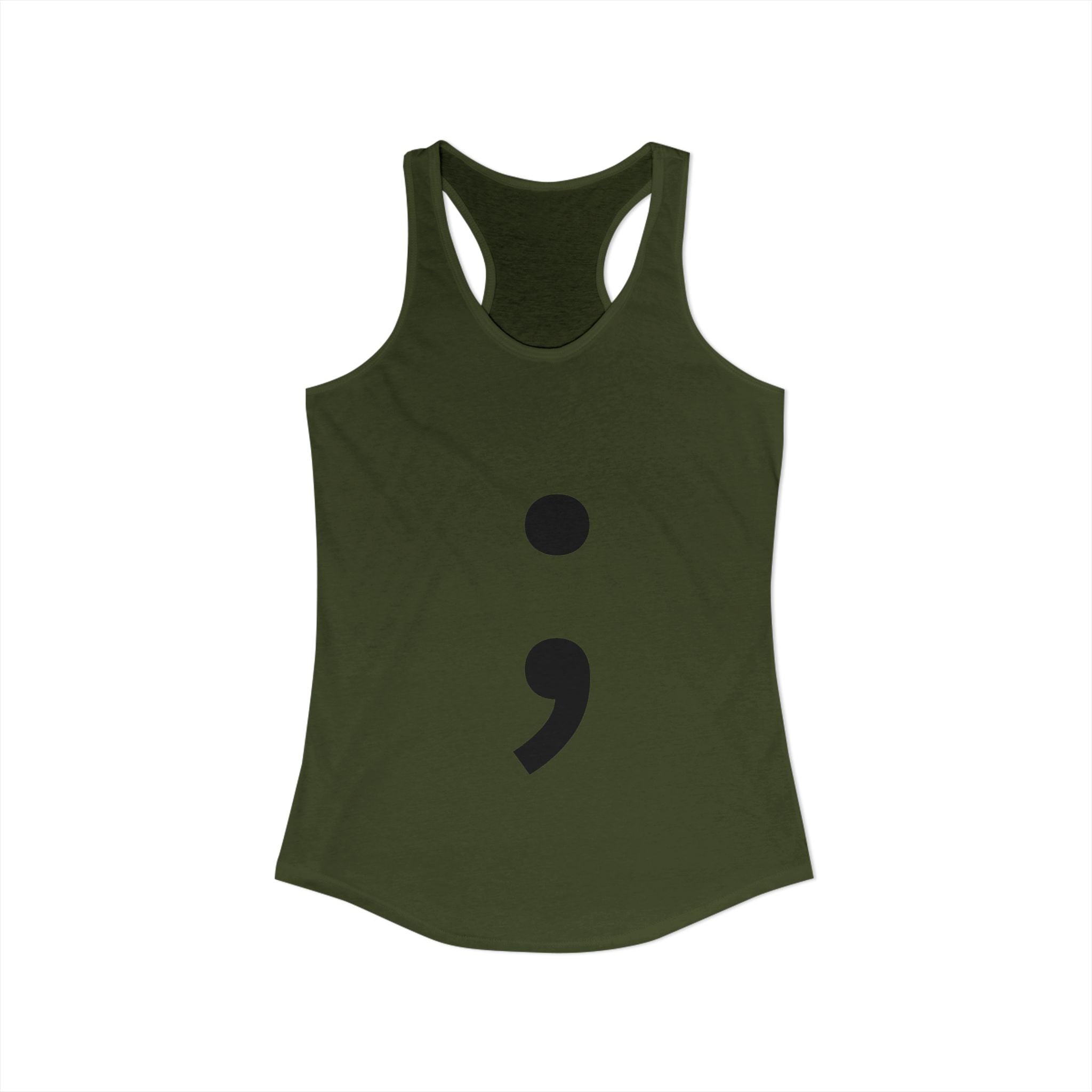 Semicolon Women's Ideal Racerback Tank