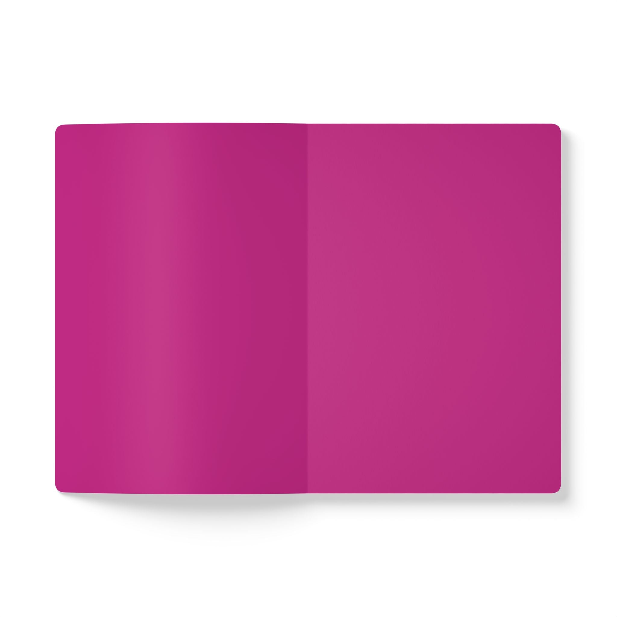 Pink -  Keep Moving Forward Softcover Journal — Motivational Lined Notebook for Daily Reflection