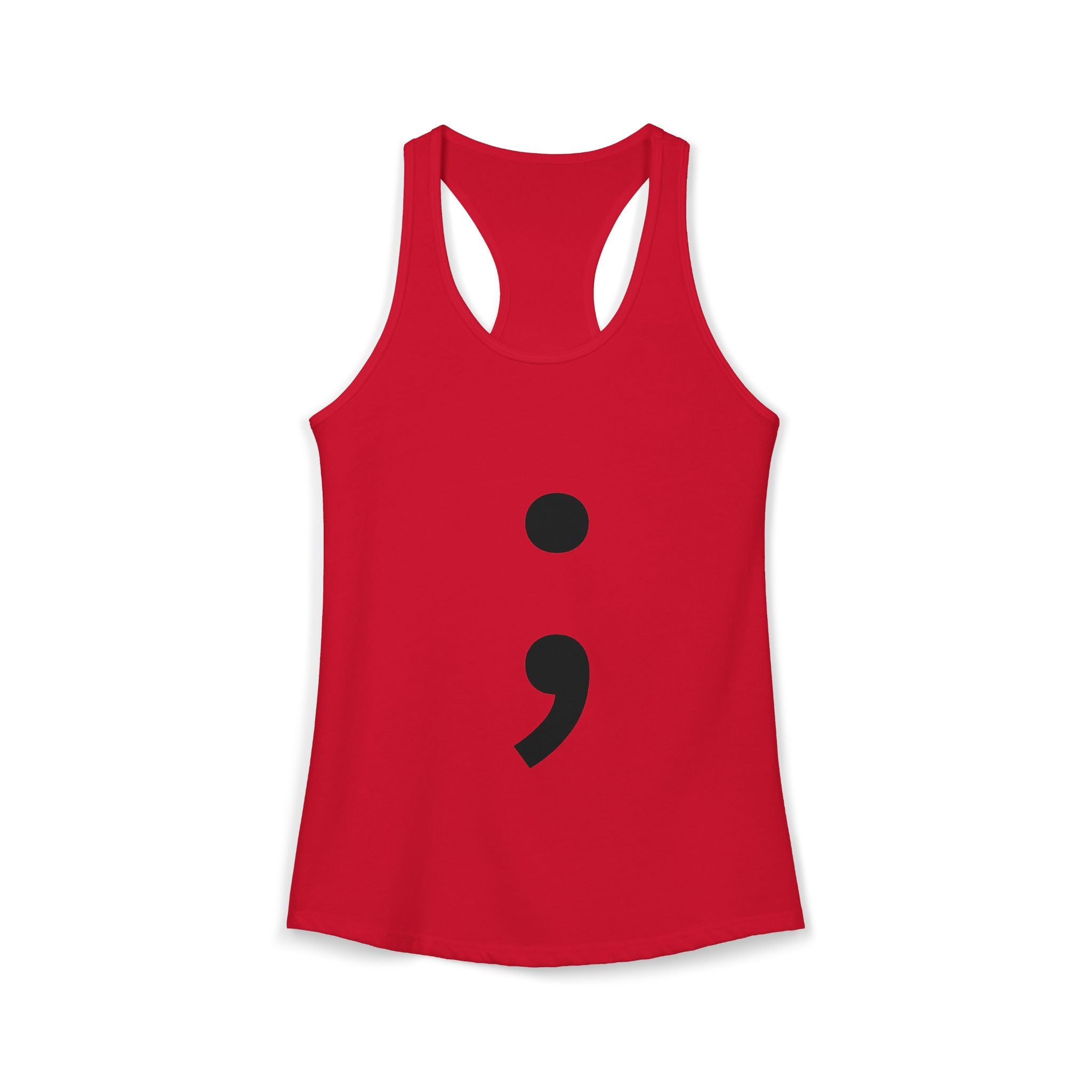 Semicolon Women's Ideal Racerback Tank