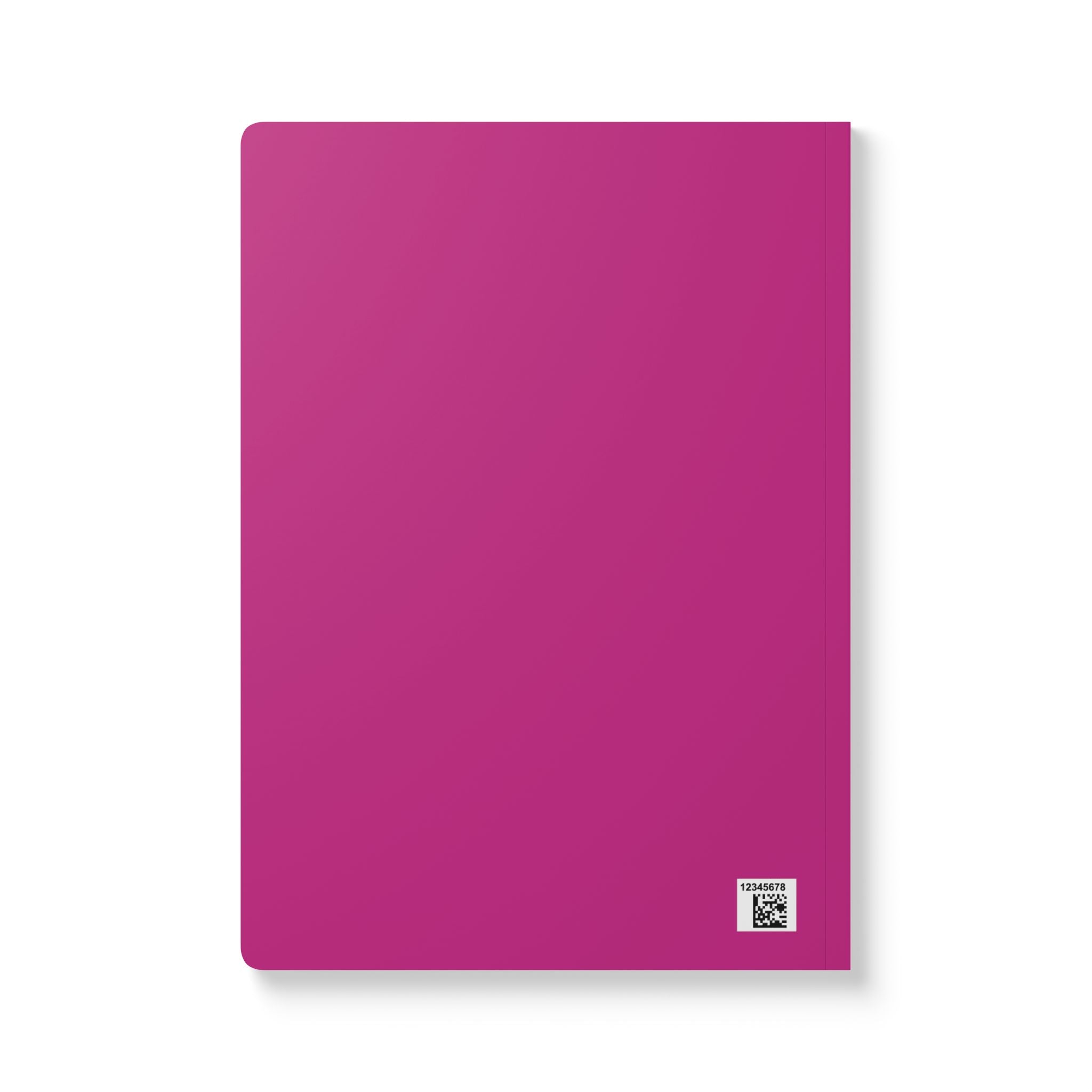 Pink -  Keep Moving Forward Softcover Journal — Motivational Lined Notebook for Daily Reflection
