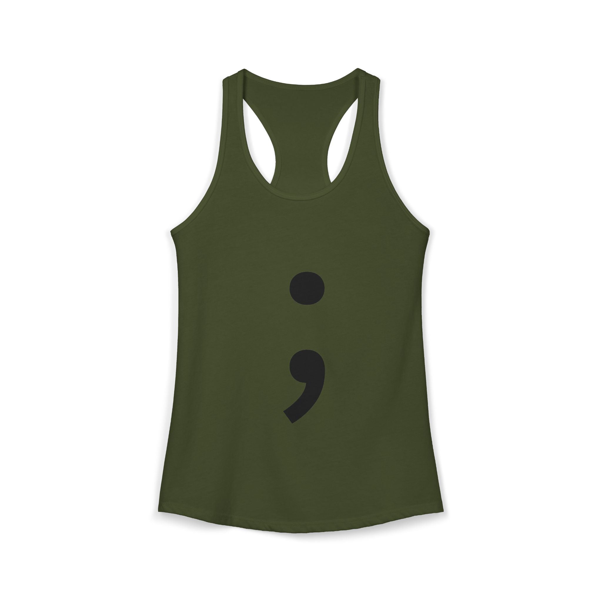 Semicolon Women's Ideal Racerback Tank