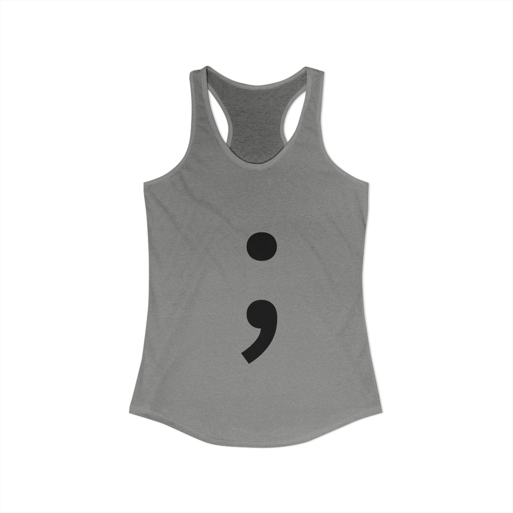 Semicolon Women's Ideal Racerback Tank