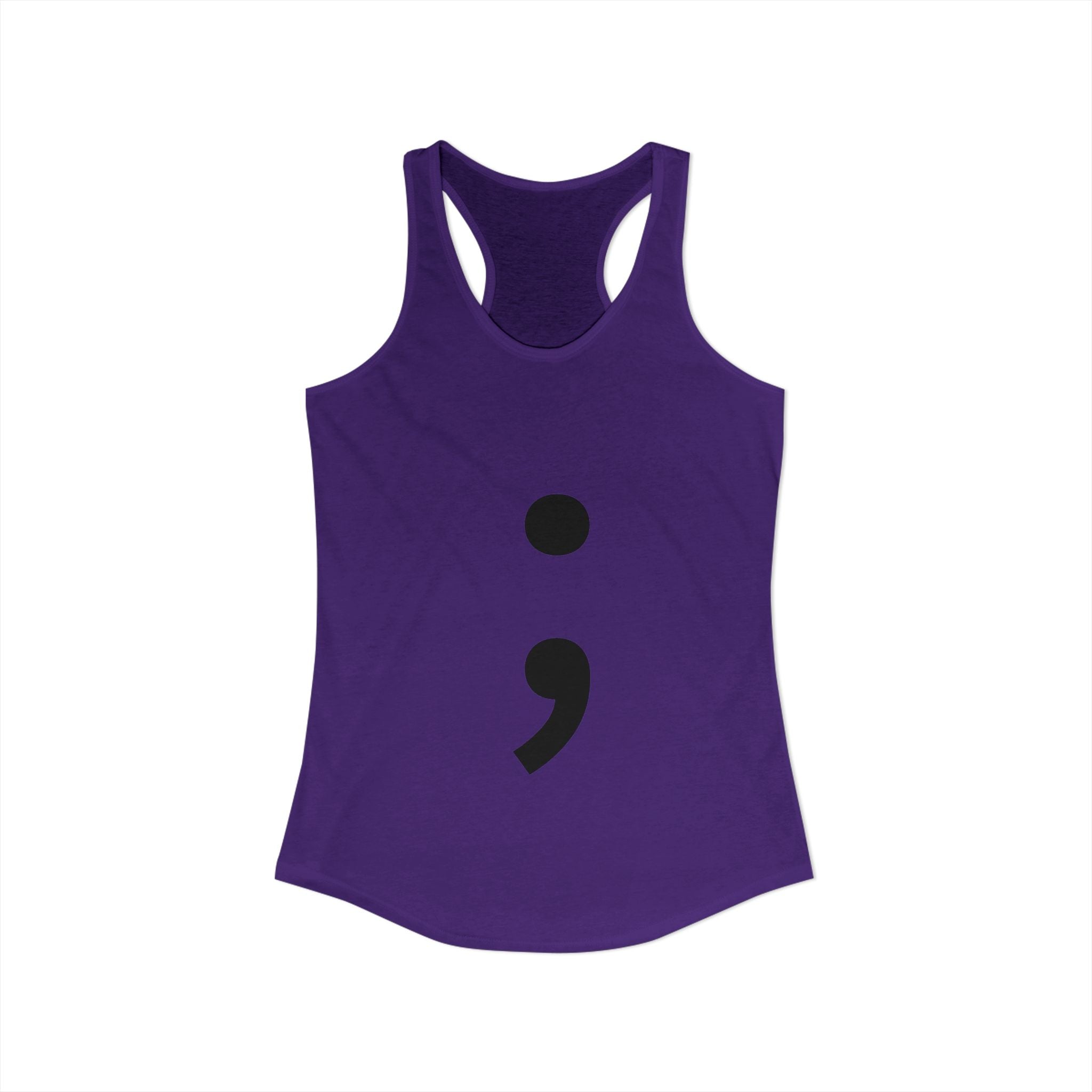 Semicolon Women's Ideal Racerback Tank