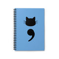 Cat Semicolon Spiral Notebook — Mental Health Journal