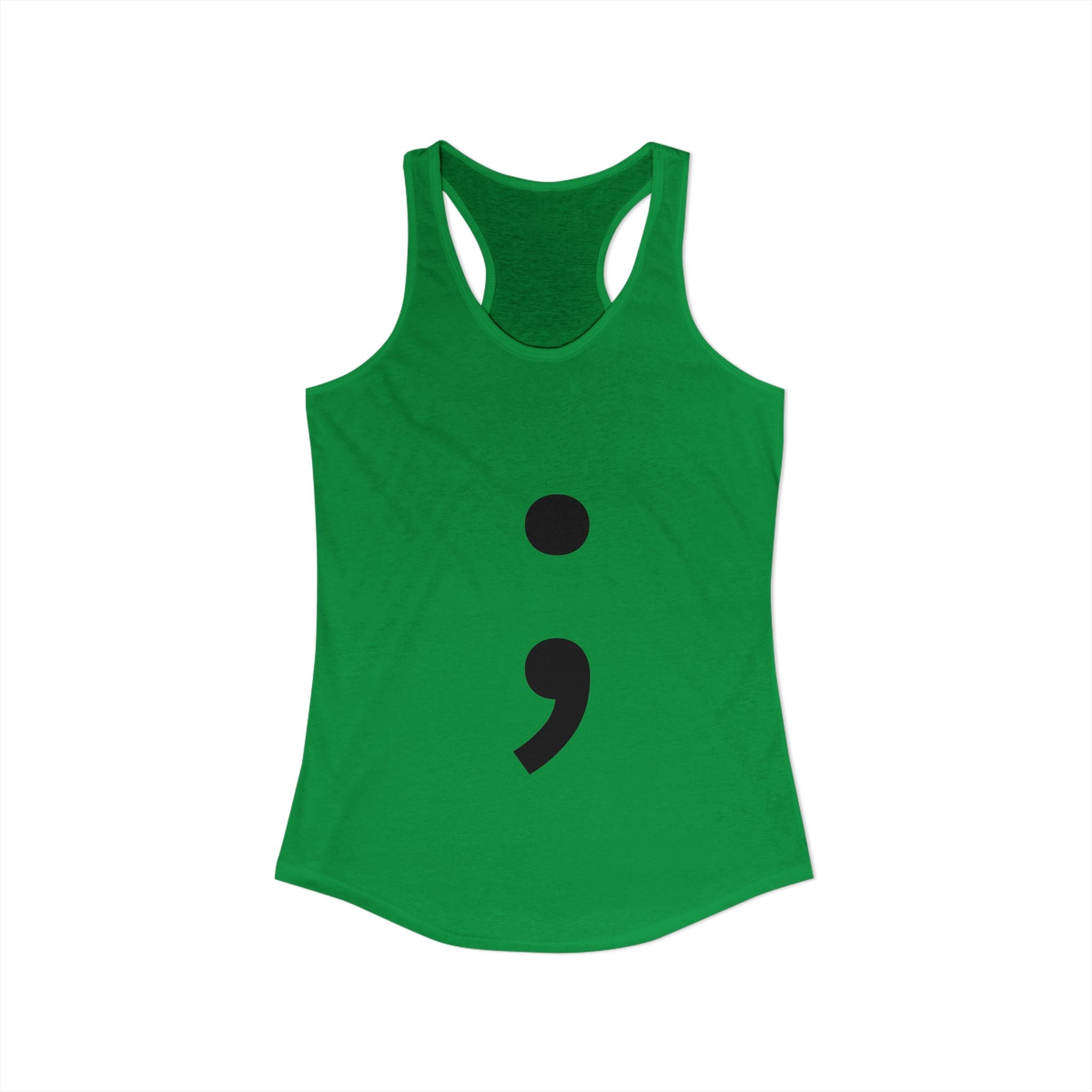 Semicolon Women's Ideal Racerback Tank