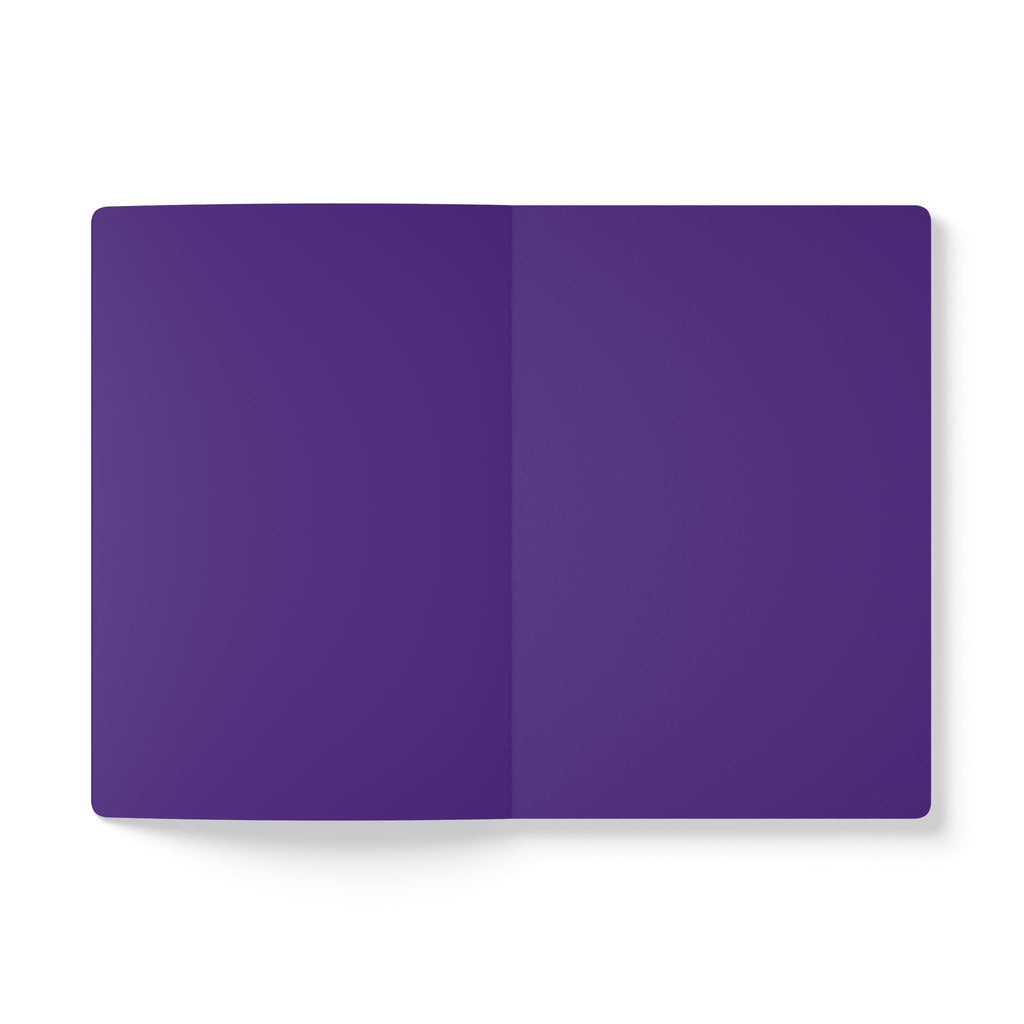 Purple - But What If You Fly Softcover Journal — Motivational Lined Notebook for Daily Reflection