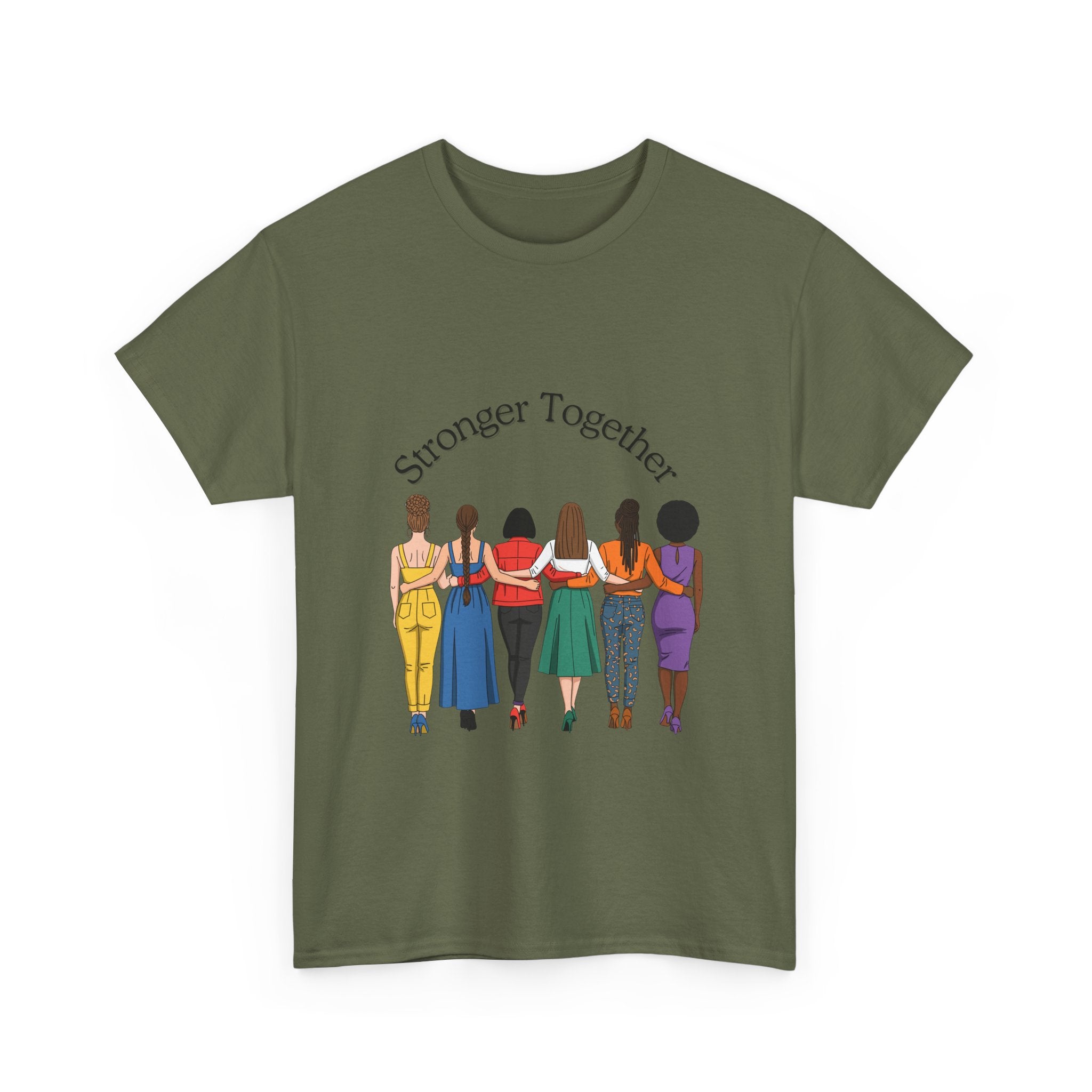 Stronger Together T-Shirt — Women Unity Graphic Tee