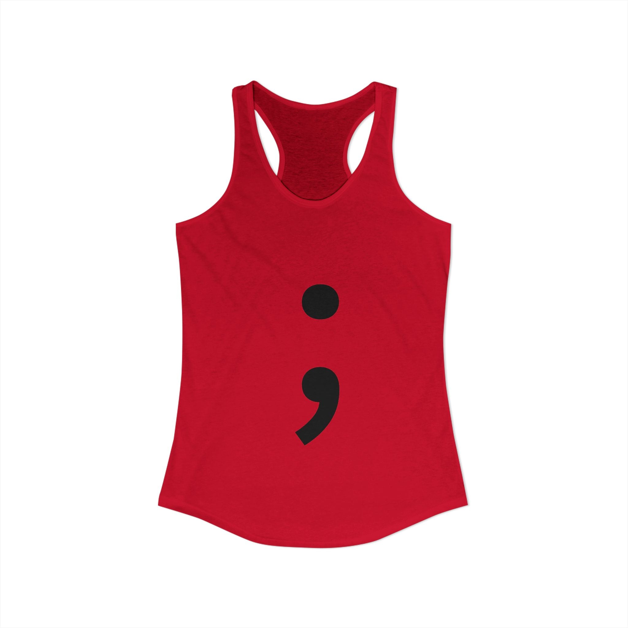 Semicolon Women's Ideal Racerback Tank