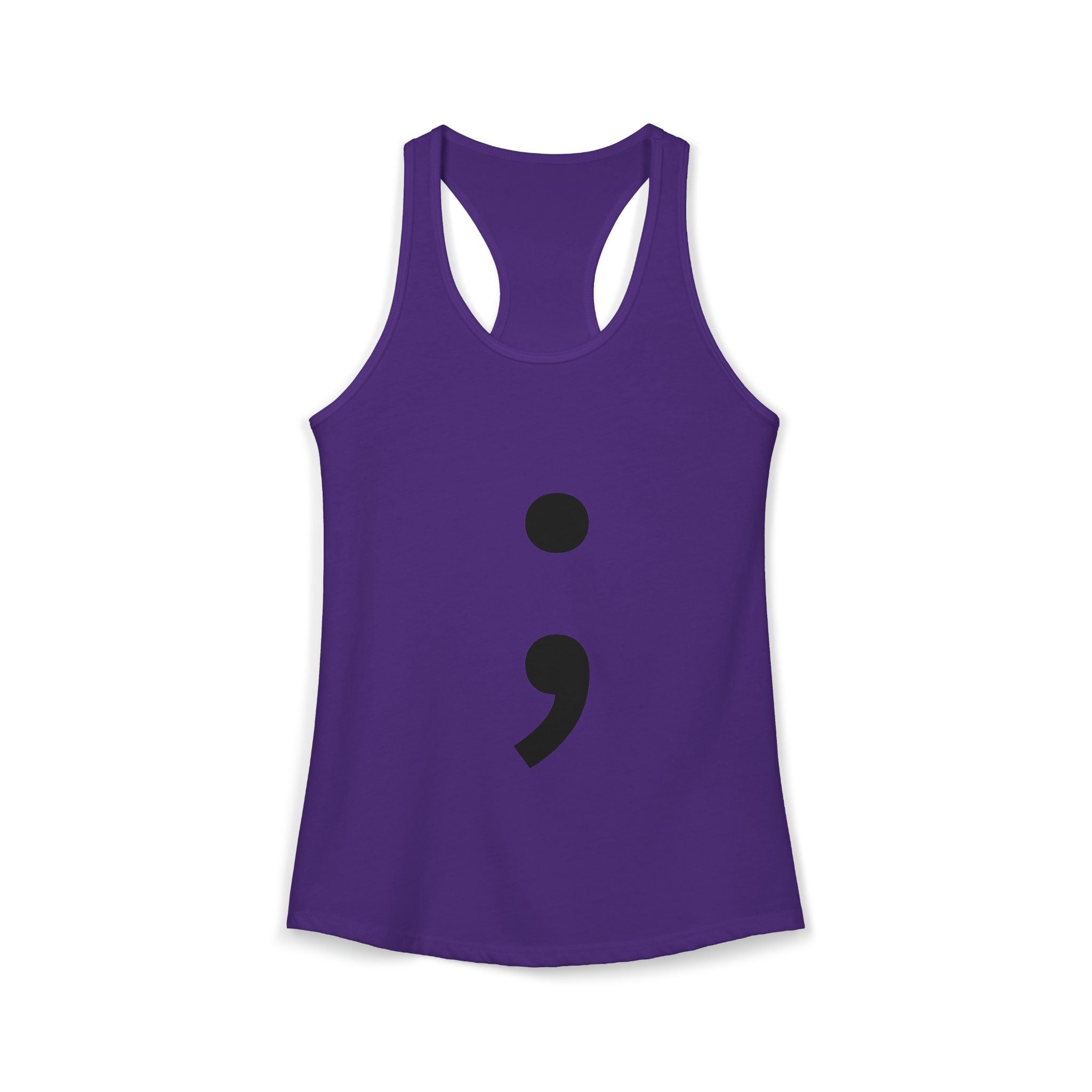 Semicolon Women's Ideal Racerback Tank