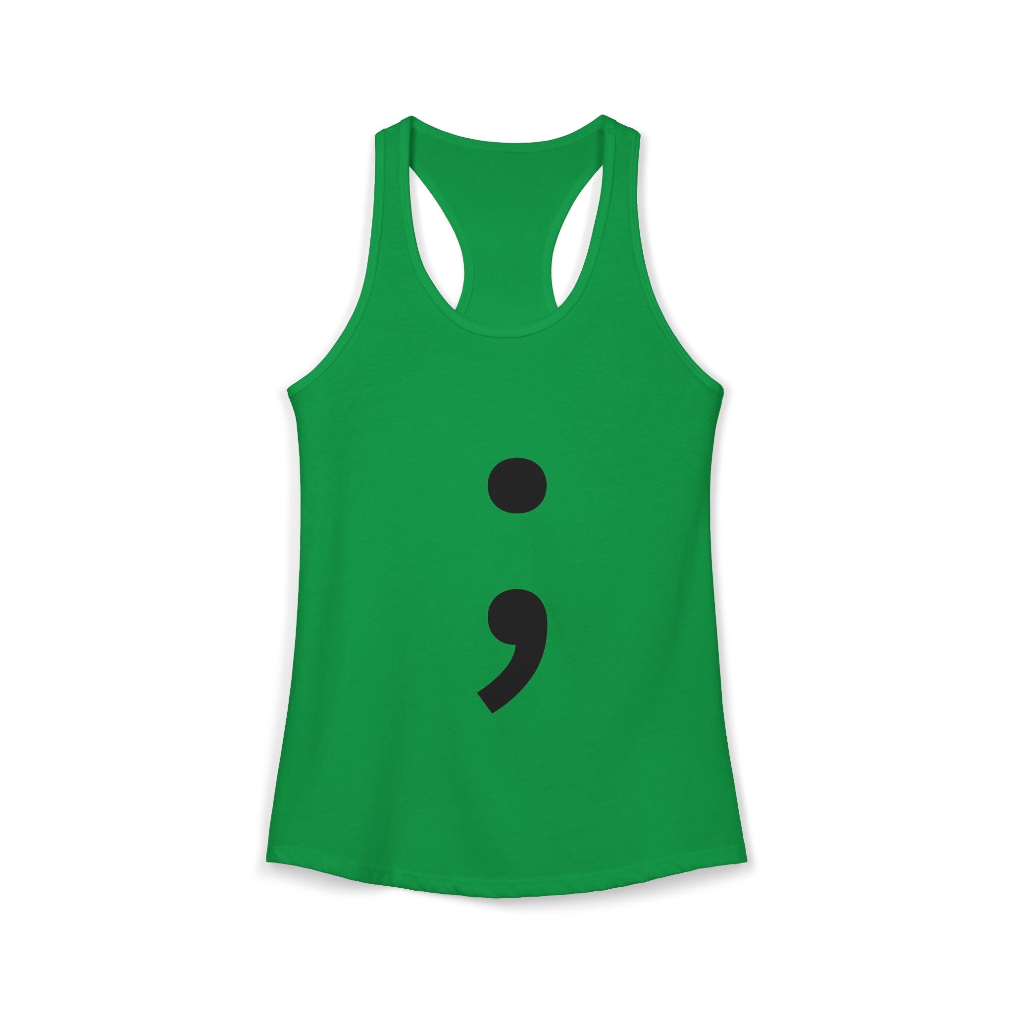 Semicolon Women's Ideal Racerback Tank