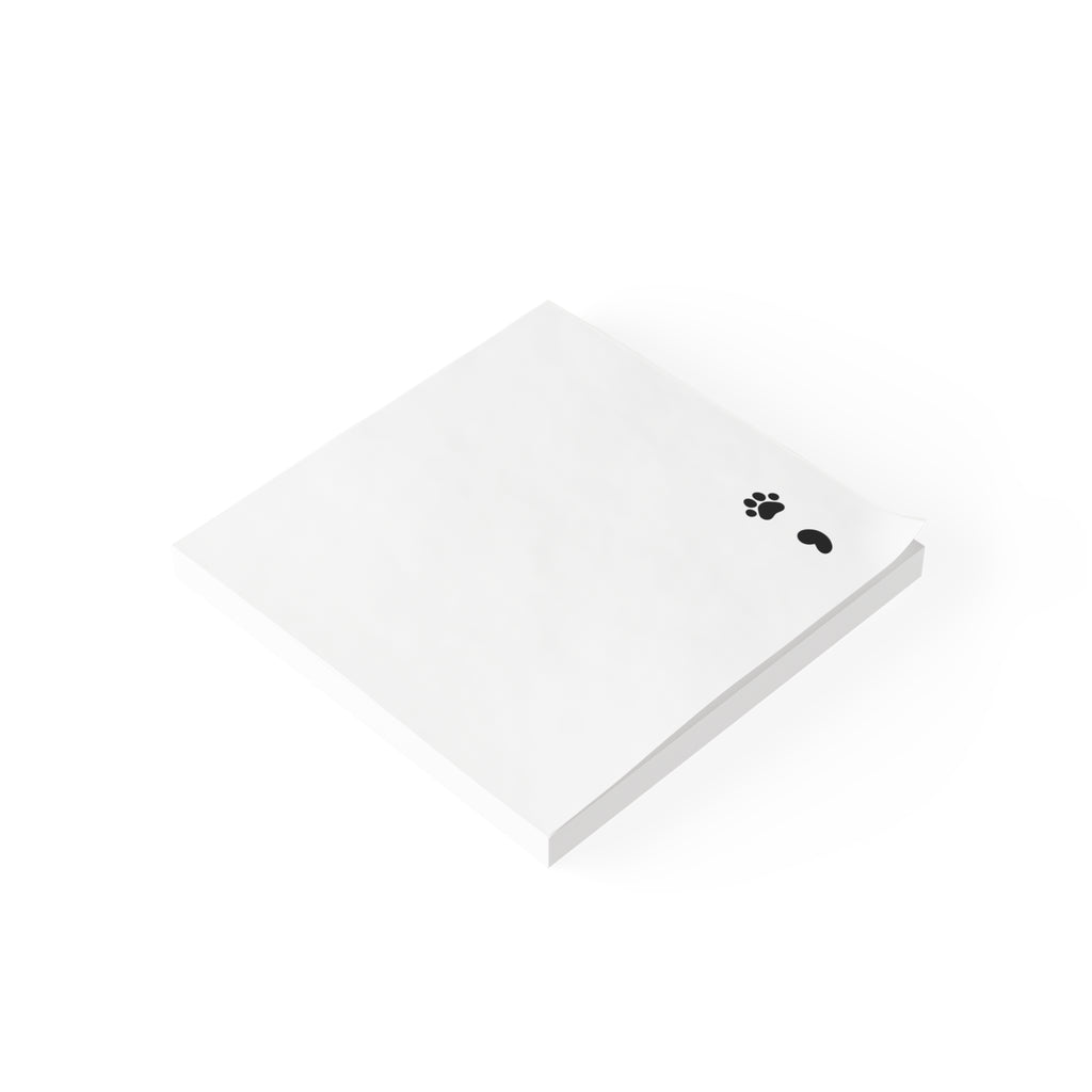Pet paw Semicolon Post-it® Sticky Notes — Cute Minimalist Memo Pads