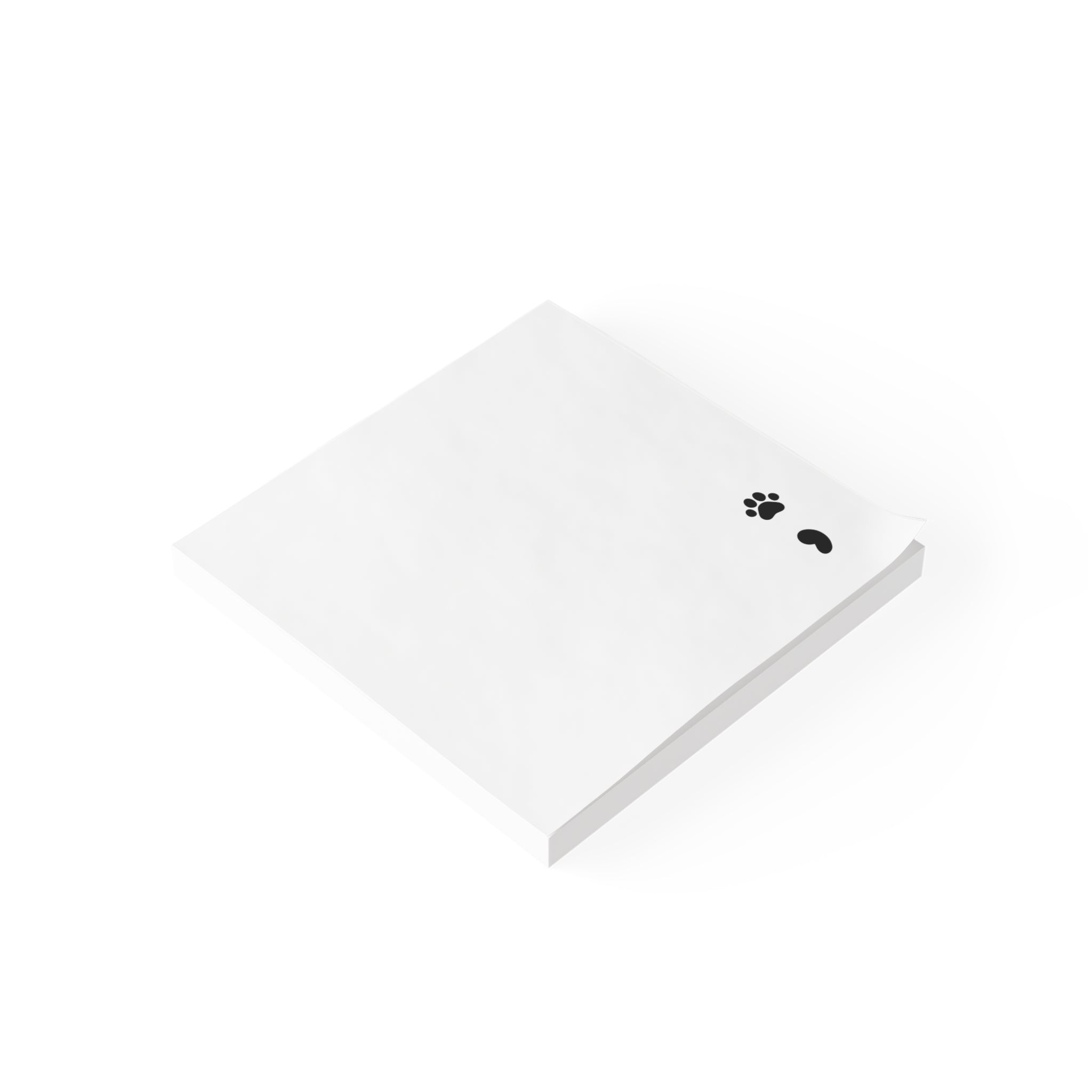 Pet paw Semicolon Post-it® Sticky Notes — Cute Minimalist Memo Pads